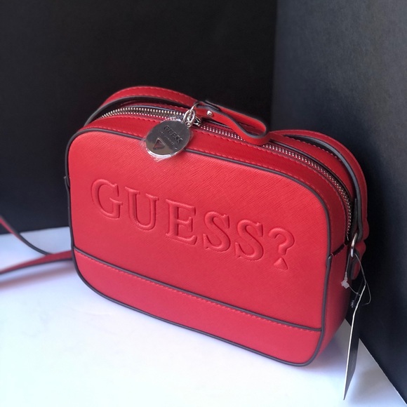 NEW🔥 GUESS RIDGEN RED CROSSBODY - Picture 4 of 12